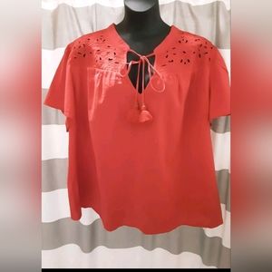 Knox Rose Short Sleeve V-Neck Top